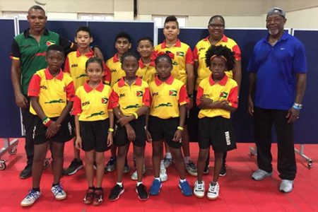 Guyana’s contingent currently participating in the 2019 Caribbean Mini and Pre-cadet championships in Santa Domingo, Dominican Republic.

