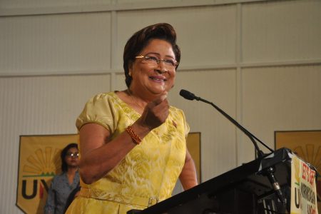 Op­po­si­tion Leader Kam­la Per­sad-Bisses­sar