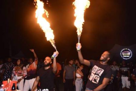 Patrons light up the sky at Fully Loaded 