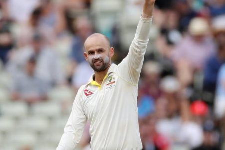 Australia spinner Nathan Lyon helped his team to secure a first test win in 18 years at Edgbaston with a six-wicket haul. (Reuter’s photo)
