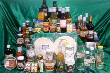 Stepping up: Locally packed and labelled products on display in the Guyana  Shop
