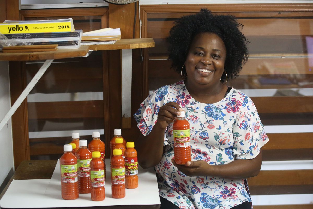 Agroprocessor Donnella Dorway and her pepper sauce