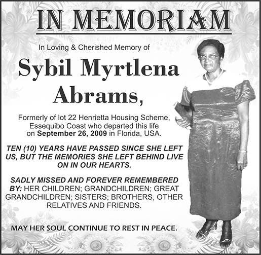 Sybil Myrtlena
Abrams