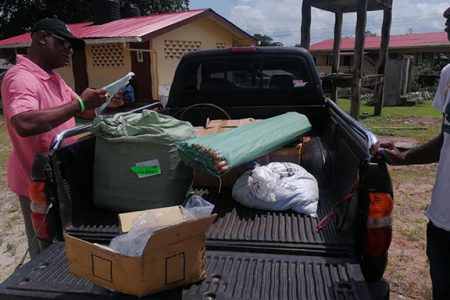 Some supplies that were taken to Mahdia by the CDC. (Kester Craig photo)

