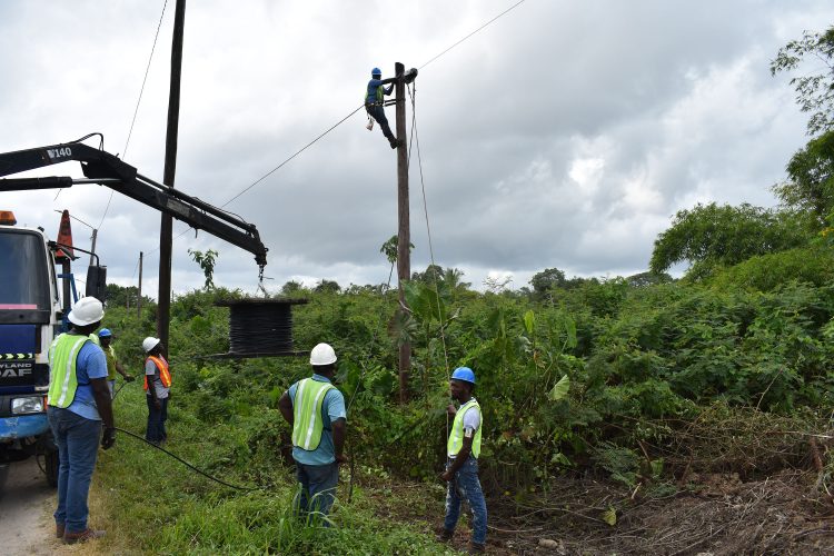 GTT workers engaged in the project (GTT photo)