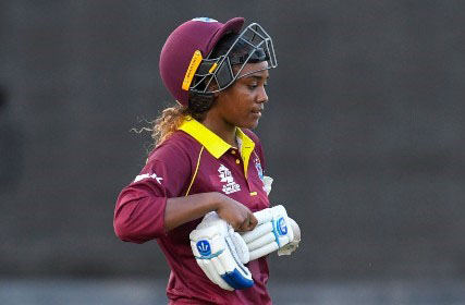 West Indies batting all-rounder Hayley Matthews. 