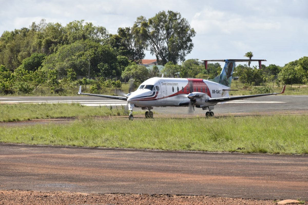 The Lethem Airport, Region Nine (Department of Public Information photo)