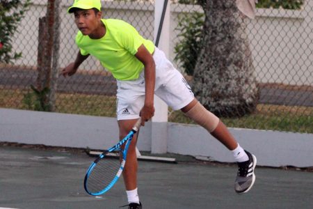 Vadeanand Resaul retained his Under - 14 crown at the Bakewell sponsored tournament Thursday. (Royston Alkins photo) 