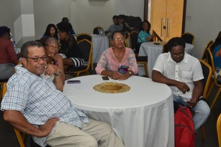 Some of the participants at the consultations last Tuesday. (Department of Public Information photo) 