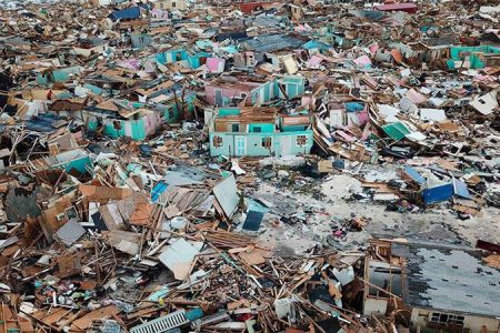Devastation: Destruction like September’s Hurricane Dorian in the Bahamas can threaten food security in the wider Caribbean