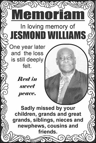 JESMOND WILLIAMS