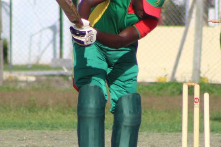 Leon Andrews of GDF was bowled before he could give his side a respectable start.