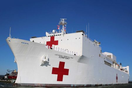 The US Navy hospital ship, USNS Comfort will be anchored in Kingston, Jamaica between October 28 to November 1, 2019.