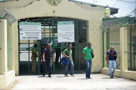 The entrance to the Golden Grove Prison, Arouca