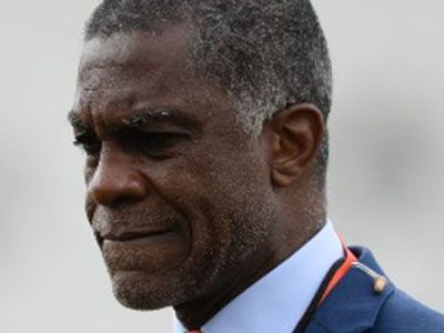 Legendary West Indies fast bowler Michael Holding.
