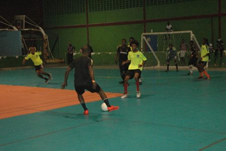 Scenes from the Gold is Money (black) and LA Ballers clash in the GT Beer ‘Keep Ya Five Alive’ Championship at the National Gymnasium 
