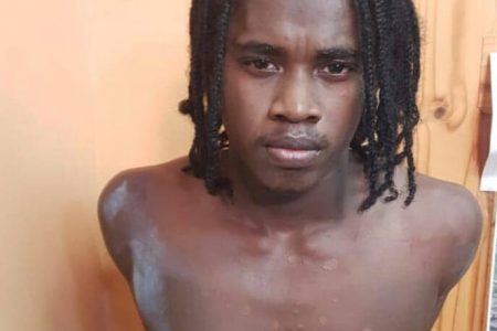 Dirrel Bullen, 20, was charged with offences ranging from grievous sexual assault, malivious damage, robbery and kidnapping in relation to the alleged kidnapping of a Tunapuna couple on October 14. PHOTO COURTESY POLICE - Shane Superville