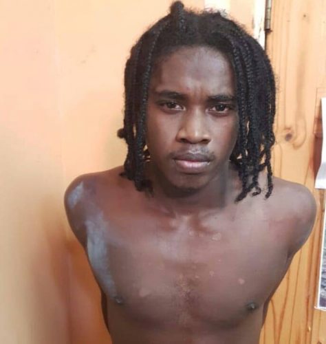 Dirrel Bullen, 20, was charged with offences ranging from grievous sexual assault, malivious damage, robbery and kidnapping in relation to the alleged kidnapping of a Tunapuna couple on October 14. PHOTO COURTESY POLICE - Shane Superville