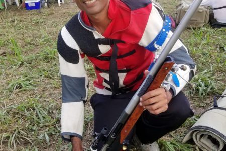 Varma Rambarran is the King of the rifle ranges in the Caribbean.
