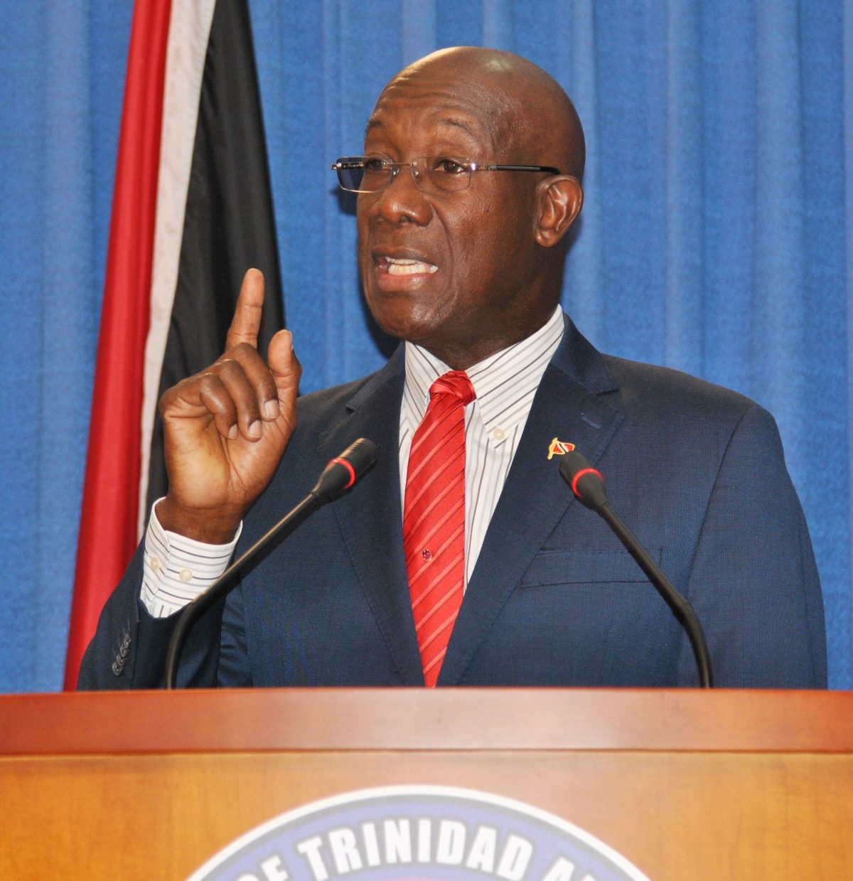 Trinidad Prime Minister Dr Keith Rowley
