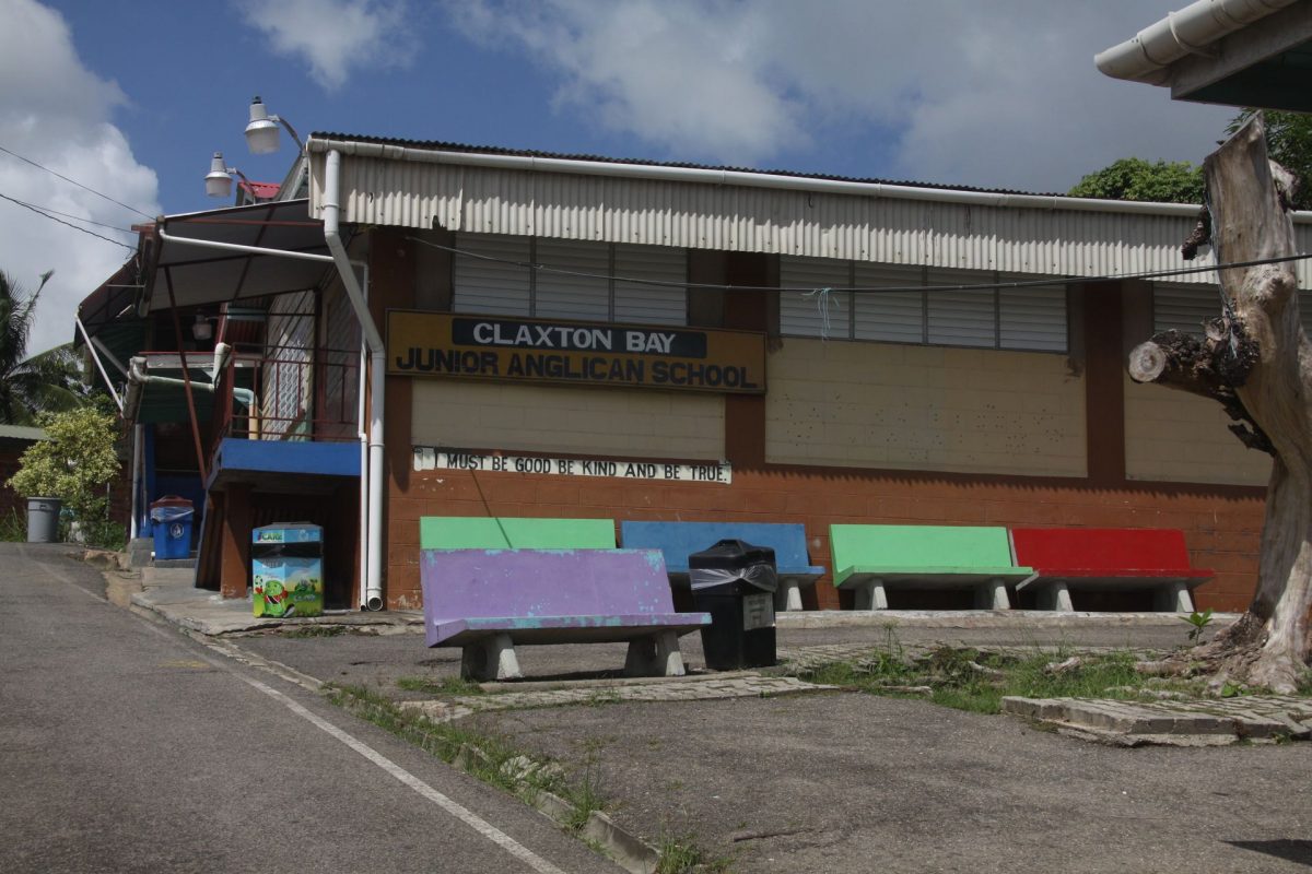 The Claxton Bay Junior Anglican School that was shut down under the OSH Act because of the deplorable conditions.