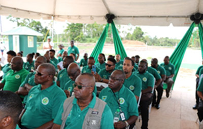 Some of the wardens (Ministry of Natural Resources photo)
