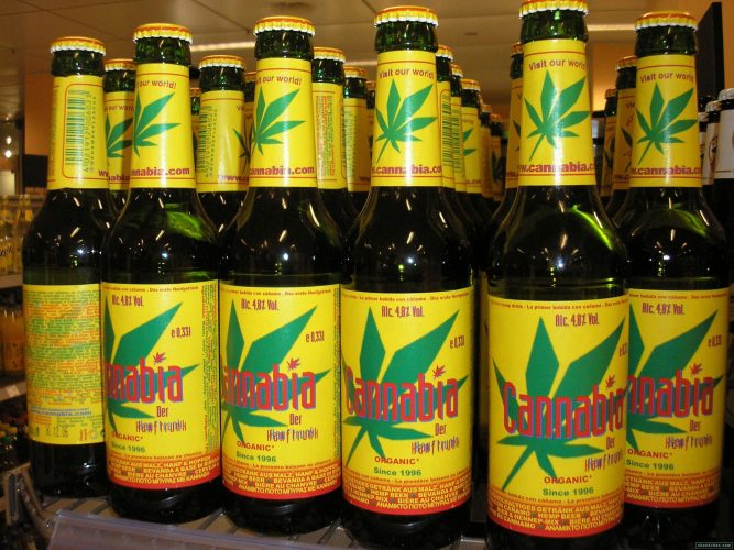 California Dream cannabis-infused beer
