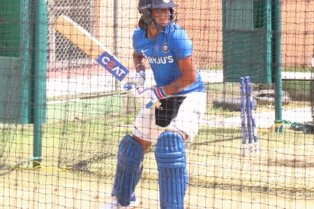 Indian skipper, Harmanpreet Kaur is confident her team can seal the series with consistent cricket. (Romario Samaroo photo)