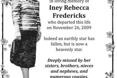 Iney Rebecca Fredericks