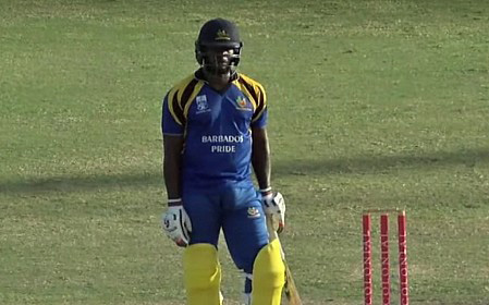 Left-hander Kyle Mayers scored his maiden domestic 50-over hundred.
