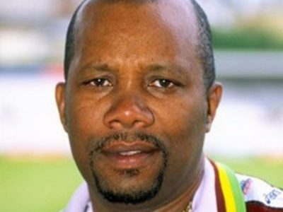 Late West Indies fast bowling icon, Malcolm Marshall. 