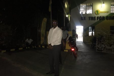 AFC General Secretary David Patterson at the party’s headquarters last night.