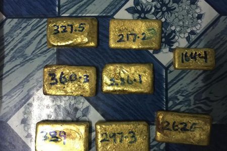 The police also recovered a quantity of the stolen raw gold