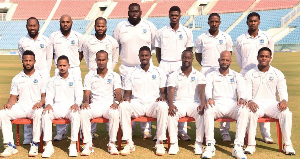 CALM BEFORE THE STORM? The West Indies players seem at ease before their one-off test match which begins today against novices Afghanistan