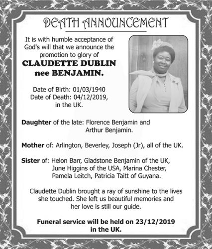 Claudette Dublin 