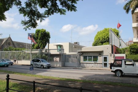 The US Embassy in Port-of-Spain, Trinidad & Tobago