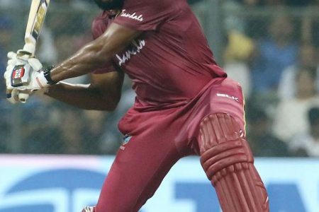 West Indies captain Kieron Pollard … pleased with his side’s performance against India. 