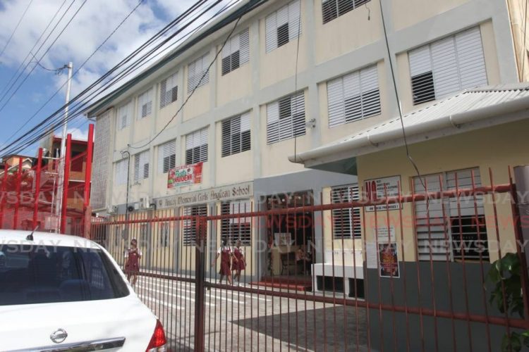 Anstey memorial Anglican school on Drayton street San Fernando where a gunman fled through the premises after shooting after his inteded target near Coffee street San Fernando. - Lincoln Holder