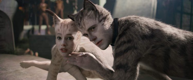 Francesca Hayward and Robbie Fairchild in Cats