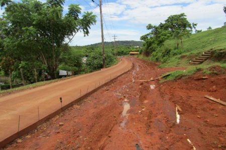 No reinforced concrete drains were constructed and only half of the reinforced concrete pavement was completed for the rehabilitation of the Compound Road in Mabaruma, according to the 2018 AG’s report
