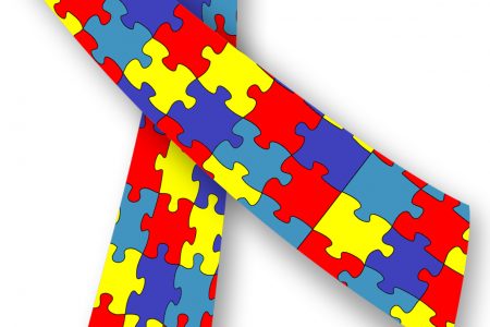 The autism awareness ribbon