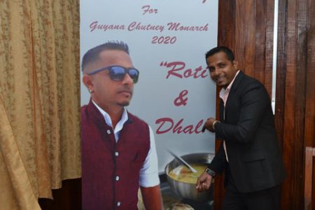 Chutney Artiste Pooran Seeraj at the launch of his new video and entry for the 2020 Chutney competition