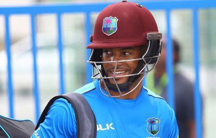 West Indies Shai Hope … relaxed ahead of Ireland series. 