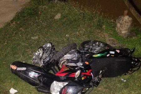 The bike involved in the accident (Police photo)