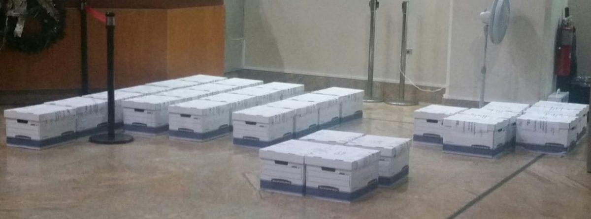 The Trinidad pastor showed up at the bank with 29 copy-paper boxes, each containing $1 million