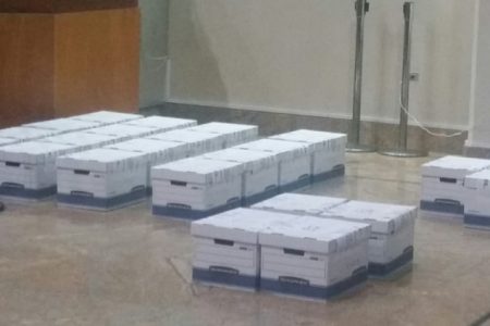 The Trinidad pastor showed up at the bank with 29 copy-paper boxes, each containing $1 million