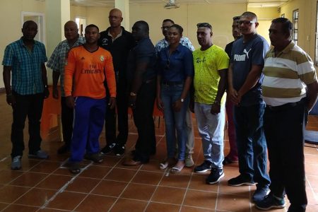 The newly elected members of the Essequibo Cricket Board.
