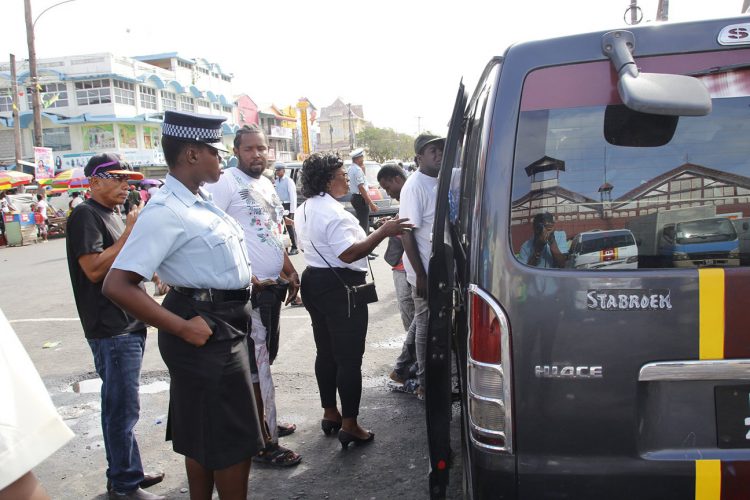 Loitering children were placed in this bus for transportation to school  (Ministry of Education photo)
