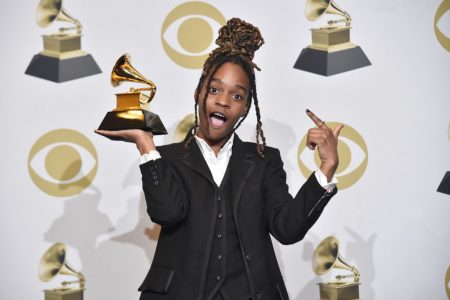 Koffee, winner of Best Reggae Album, poses in the press room during the 62nd Annual GRAMMY Awards at STAPLES Center on January 26, 2020 in Los Angeles, California. (Photo by Alberto E. Rodriguez/Getty Images for The Recording Academy)