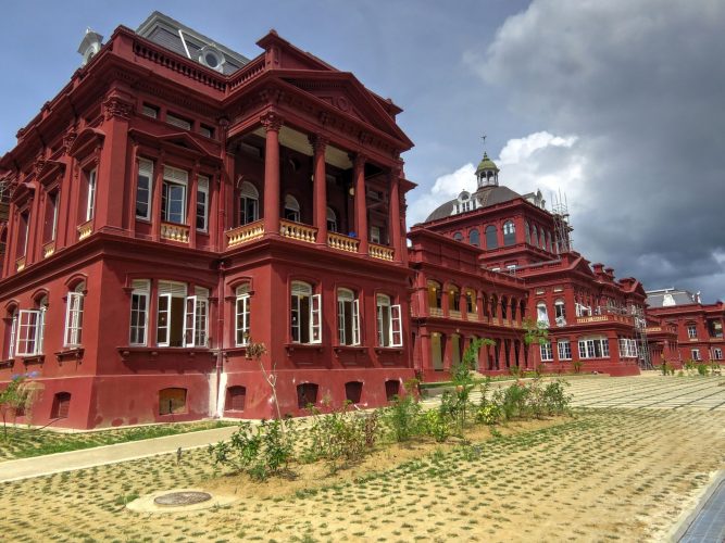 A view of the Red House at it’s present stage, as work continues for the official opening in January 2020.